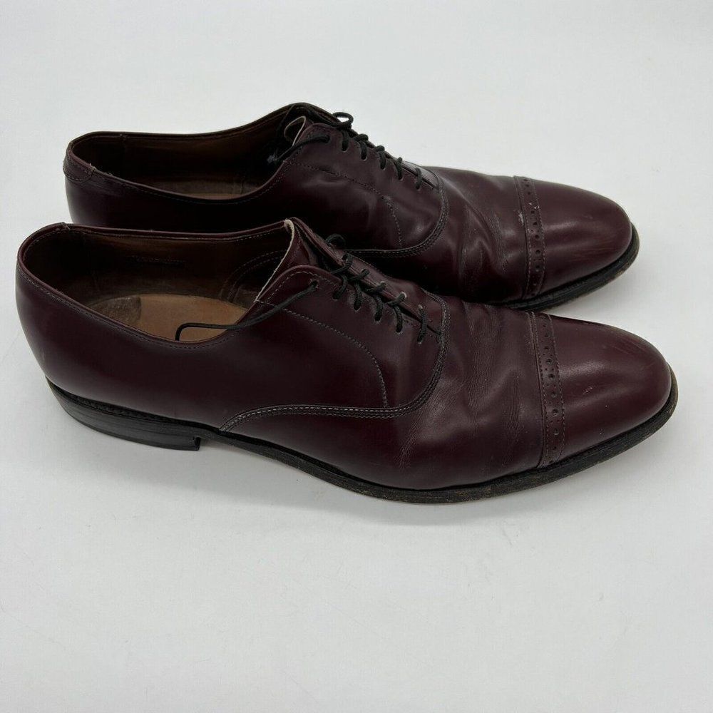 Allen Edmonds Fifth Avenue Mens Dress Shoes 11C Leather Cap Toe Oxford